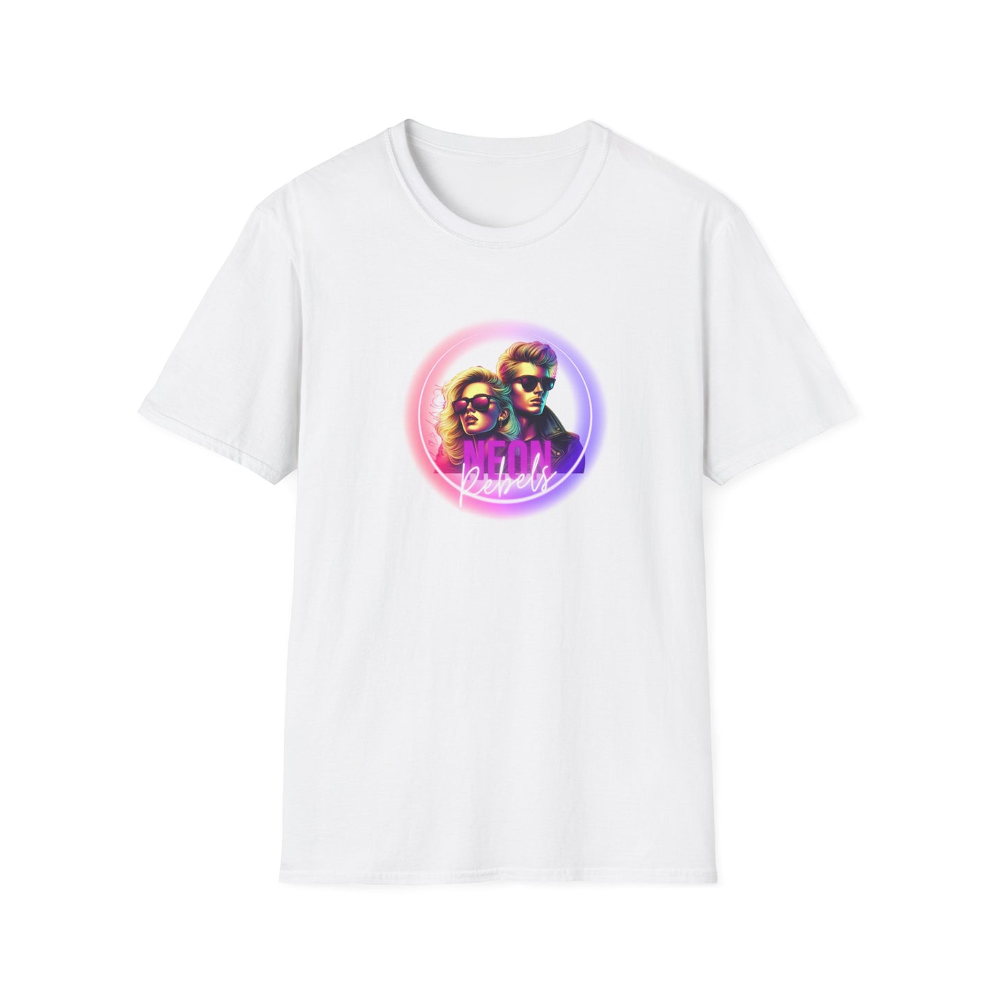 Retro Vibe Unisex Softstyle T-Shirt - Neon Rebel Design