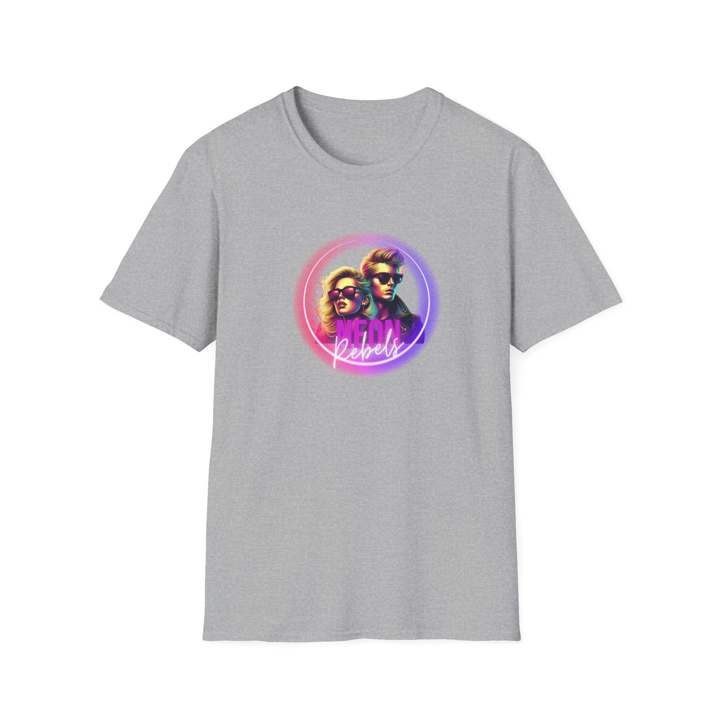 Retro Vibe Unisex Softstyle T-Shirt - Neon Rebel Design