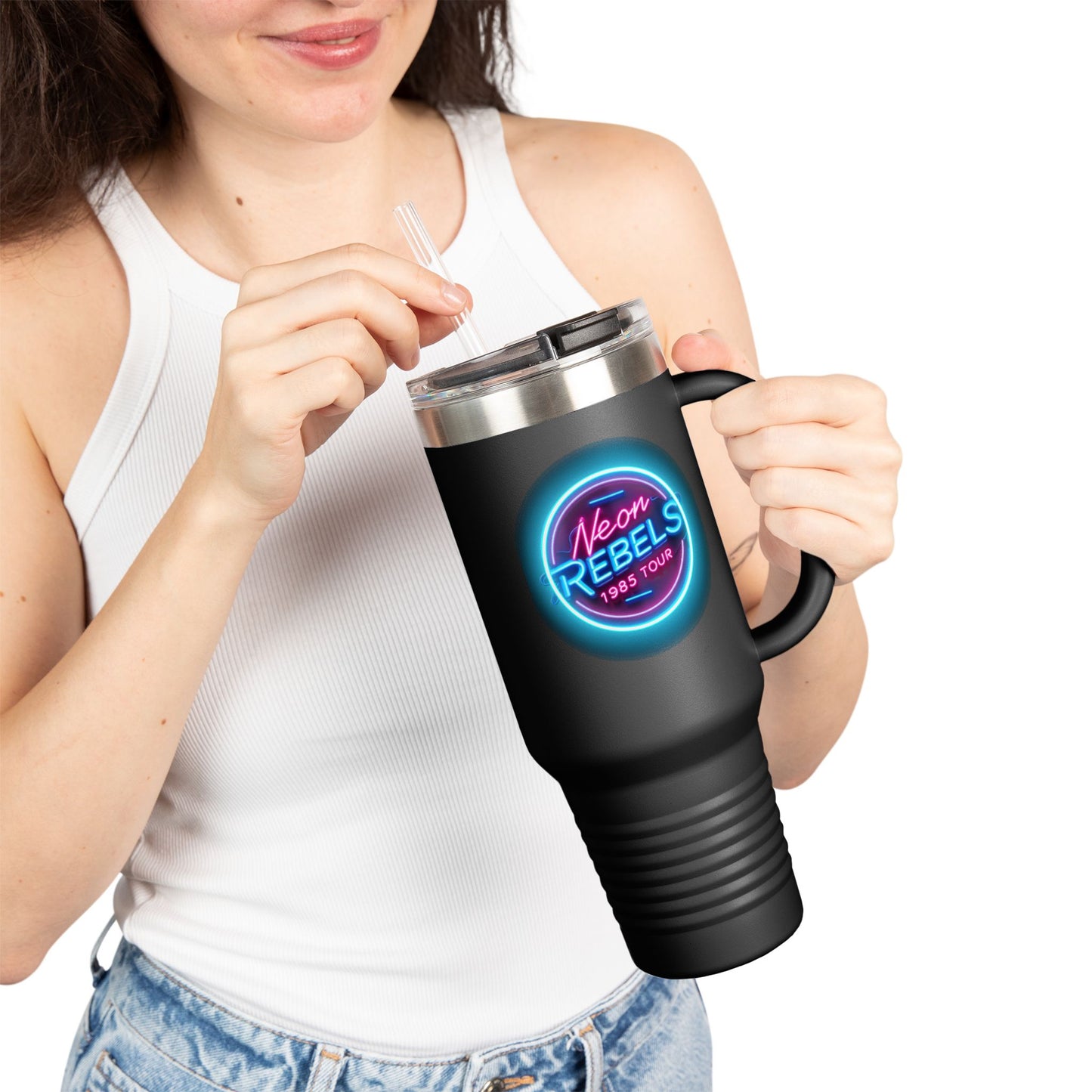 Neon Rebels Insulated Travel Mug - 40oz Tour Edition