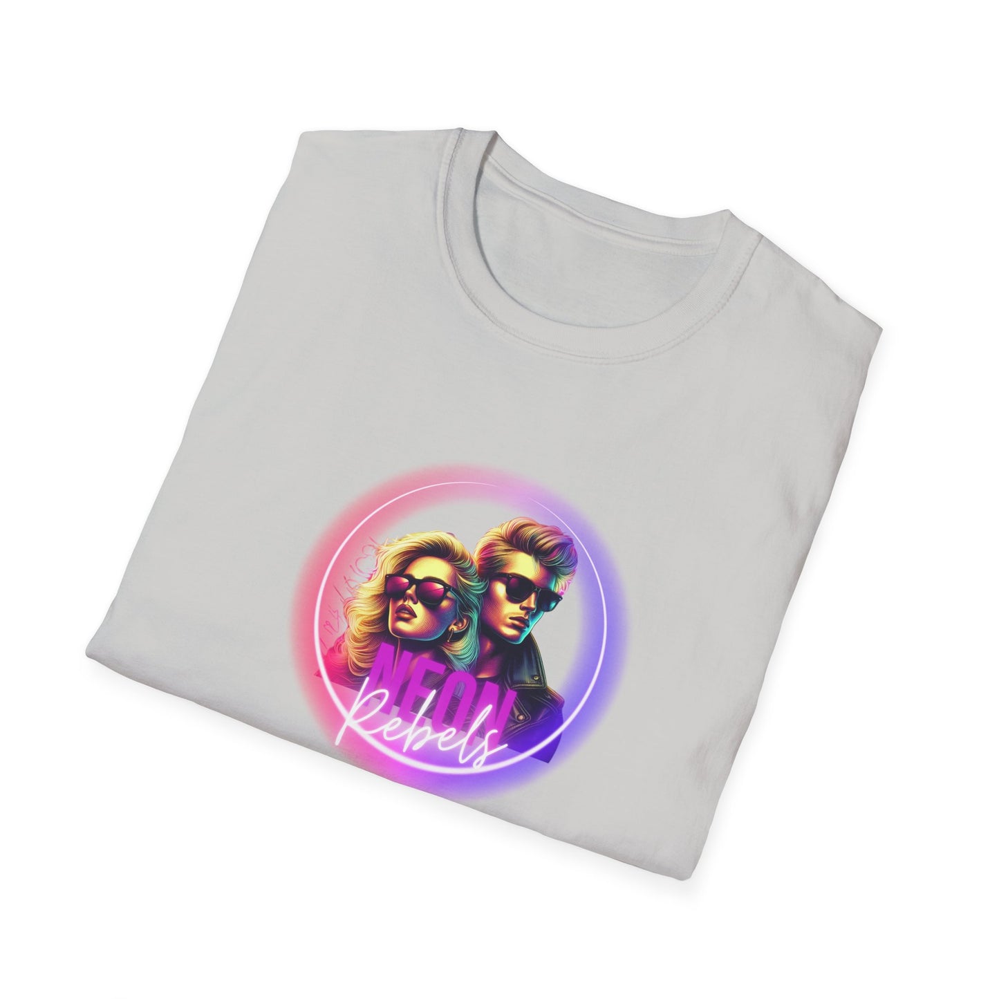 Retro Vibe Unisex Softstyle T-Shirt - Neon Rebel Design