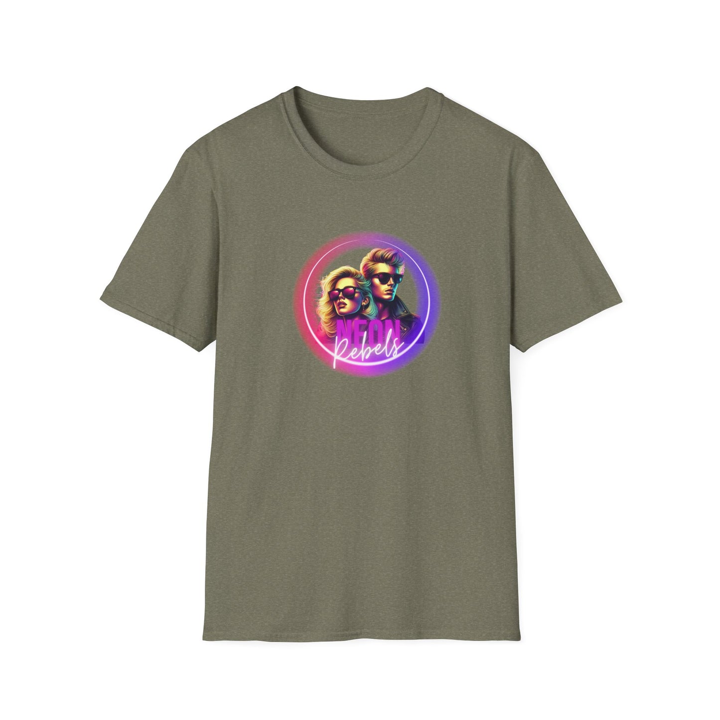 Retro Vibe Unisex Softstyle T-Shirt - Neon Rebel Design