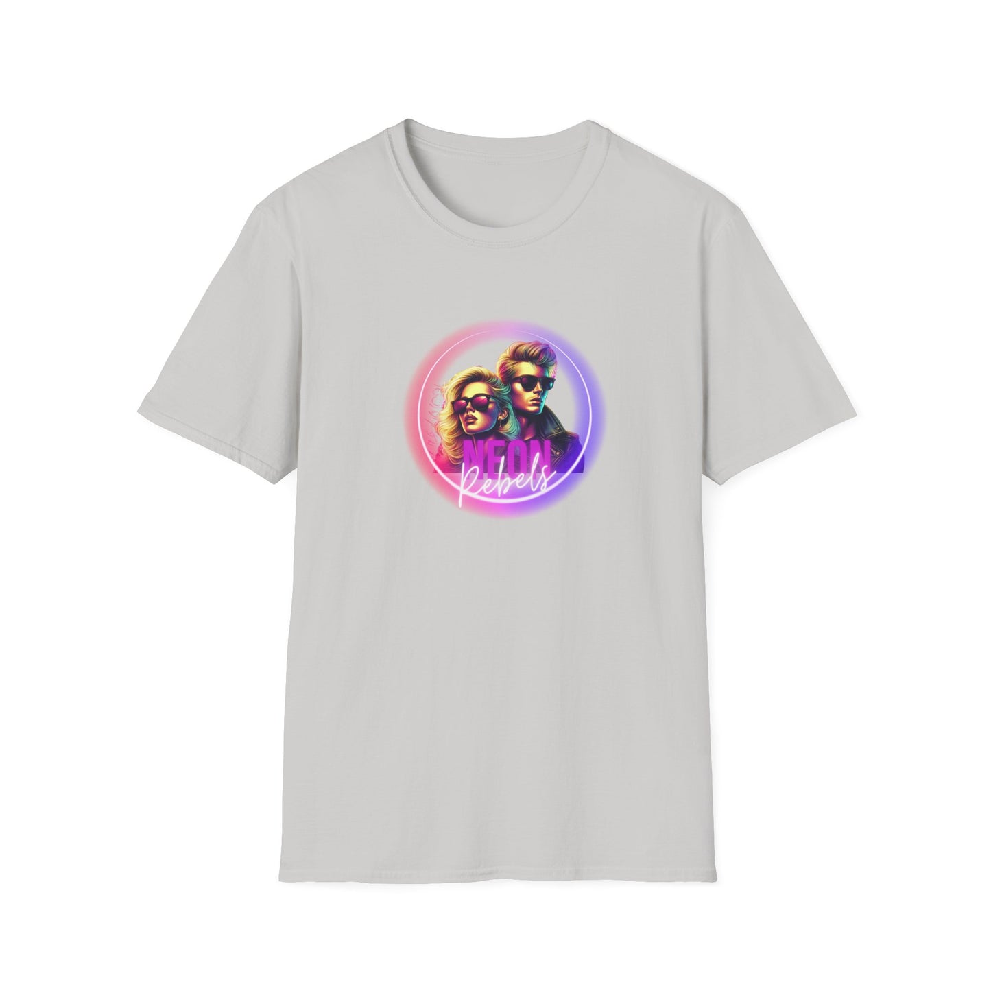 Retro Vibe Unisex Softstyle T-Shirt - Neon Rebel Design